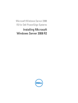 Dell Microsoft Windows 2008 Server R2 Le manuel du propriétaire