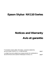 Epson Stylus NX110 Manuel utilisateur