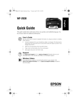 Epson WorkForce WF-2630 Guide de démarrage rapide