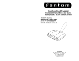 Fantom Vacuum FM1705K Manuel utilisateur