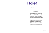 Haier HR-165 Manuel utilisateur
