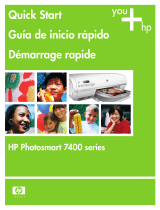 HP (Hewlett-Packard) Photosmart 7400 Manuel utilisateur