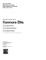 Kenmore Elite 1.4 cu. ft. Trash Compactor - White Le manuel du propriétaire