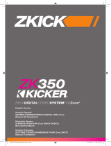 Kicker 2009 ZK350 Le manuel du propriétaire