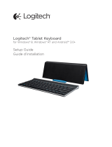 Logitech Tablet Keyboard Manuel utilisateur