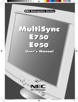 NEC E950 Manuel utilisateur