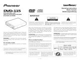 Pioneer DVD-115 Manuel utilisateur