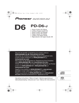 Pioneer PD-D6-J Manuel utilisateur