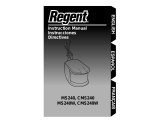 Regent CMS240 MS240W Manuel utilisateur