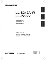 Sharp LL-S242A-W Le manuel du propriétaire
