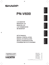 Sharp PNV600 Manuel utilisateur