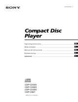 Sony CDP-C661 Manuel utilisateur