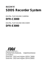 Sony DFR-C3000 Manuel utilisateur