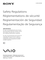 Sony SVD11225CBB Safety guide