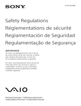 Sony SVP13227CBB Safety guide