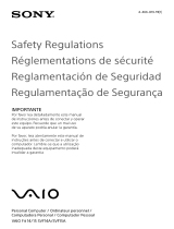 Sony SVF14A15CBB Safety guide