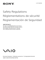 Sony SVF15412CXB Safety & Regulations Guide