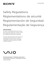 Sony SVL24125CXB Safety & Regulations Guide