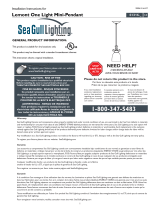 Sea gull lighting 61316BLE-710 Guide d'installation