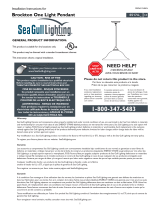 Sea gull lighting 65174BLE-710 Guide d'installation