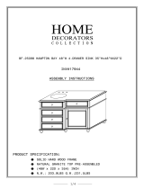 Home Decorators Collection BF-25098-WH Mode d'emploi