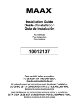 MAAX 105457-108-001-101 Guide d'installation