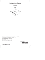 Kohler K-1665-CP Guide d'installation