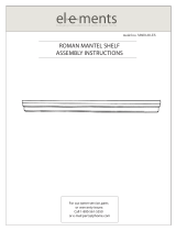 Elements Roman mantel M600-60-ES Guide d'installation