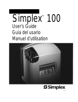 BC Time Recorder Simplex 100 Manuel utilisateur
