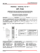 Promax DT-710 Manuel utilisateur