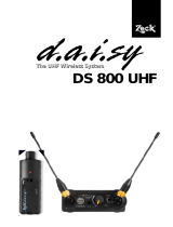 Zeck d.a.i.sy DS 800 UHF Le manuel du propriétaire