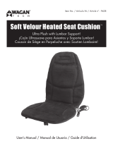 Wagan Soft Velour Heated Seat Cushion 9438 Manuel utilisateur