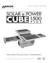 Wagan Solar e Power™ Cube 1500 PLUS Solar Generator  Manuel utilisateur