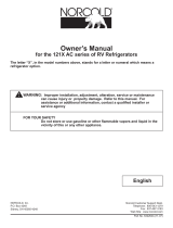 Norcold 1210 Ultraline Le manuel du propriétaire