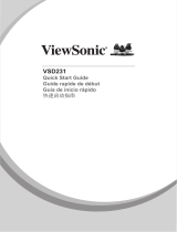 ViewSonic VSD231-BKA-US0 Guide de démarrage rapide