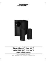 Bose acoustimass 3 series v stereo speaker system Le manuel du propriétaire