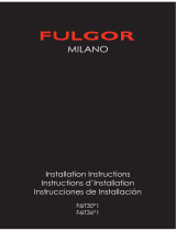 Fulgor Milano F6IT30S1 Installation Instructions Manual