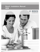 Bosch NEM9360UC/02 Guide d'installation