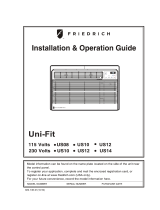 Friedrich US08D10C Le manuel du propriétaire