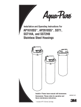 aqua-pure Aqua-Pure™ SST Series Whole House Water Filtration Housings - Standard Diameter Mode d'emploi