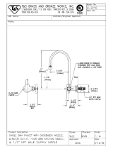 T & S Brass & Bronze Works B-2216 Fiche technique