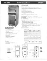 Nu-Vu Food Service System OP-3/9M Fiche technique