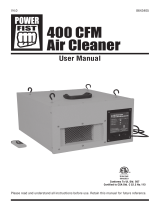Power Fist 400 CFM Manuel utilisateur