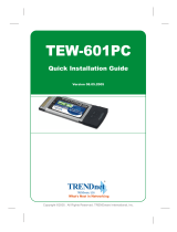 Trendnet TEW-601PC Le manuel du propriétaire