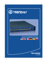 Trendnet RB-TEG-448WS Le manuel du propriétaire