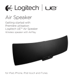 Logitech UE Air Speaker Guide de démarrage rapide