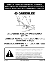 Greenlee 1811 Manuel utilisateur