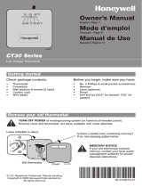 Honeywell Home CT30A Manuel utilisateur