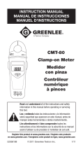 Greenlee CMT-80 Electrical Tester Manuel utilisateur