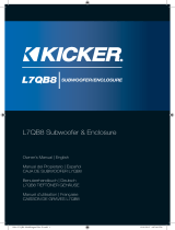 Kicker L7 QB8 Loaded Enclosure Le manuel du propriétaire